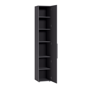 Шкаф модульный Эйр, графит (Моби) в Ивделе - ivdel.mebel-e96.ru