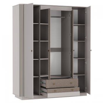 Шкаф 1700 мм Фантазия 34.01 кашемир (Олмеко) в Ивделе - ivdel.mebel-e96.ru