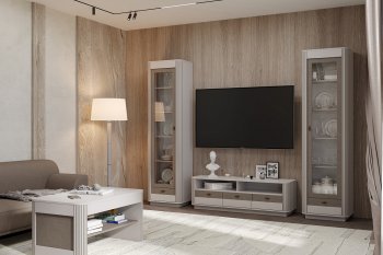 Стенка Фантазия модульная, кашемир (Олмеко) в Ивделе - ivdel.mebel-e96.ru