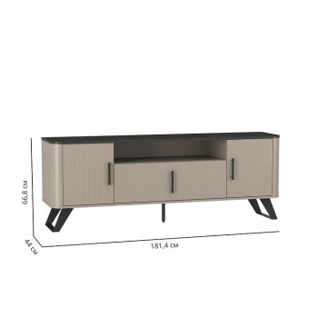 Тумба для ТВ 76.05 Фиделия (Олмеко) в Ивделе - ivdel.mebel-e96.ru