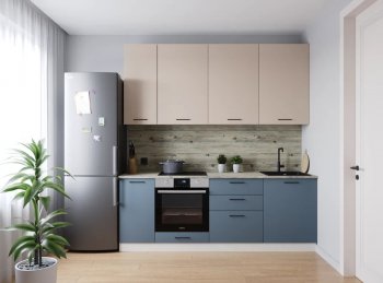 Кухонный гарнитур Фьюжн 2200 мм (Санвут) в Ивделе - ivdel.mebel-e96.ru