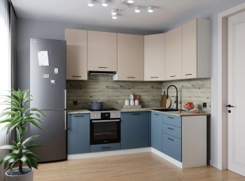 Угловой кухонный гарнитур Фьюжн 2200*1600 мм Sanvut в Ивделе - ivdel.mebel-e96.ru