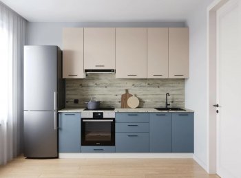 Кухонный гарнитур Фьюжн 2400 мм Sanvut в Ивделе - ivdel.mebel-e96.ru