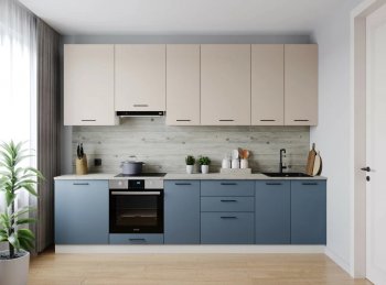 Кухонный гарнитур высокий Фьюжн 3000 мм (Санвут) в Ивделе - ivdel.mebel-e96.ru