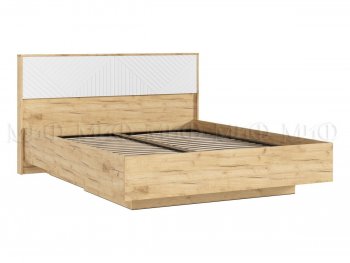 Спальный гарнитур Флэш крафт/белый, модульный (Миф) в Ивделе - ivdel.mebel-e96.ru