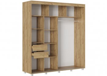 Шкаф-купе 2000 мм Форест крафт золотой(Стиль) в Ивделе - ivdel.mebel-e96.ru