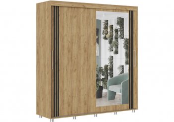 Шкаф-купе 2000 мм Форест крафт золотой(Стиль) в Ивделе - ivdel.mebel-e96.ru