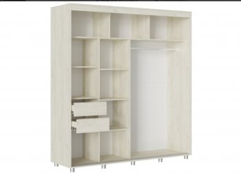 Шкаф-купе 2000 мм Форест крафт белый (Стиль) в Ивделе - ivdel.mebel-e96.ru