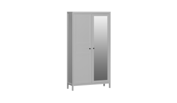 Шкаф для одежды 2-х дв. с комб. дверями Фрея (СБК) в Ивделе - ivdel.mebel-e96.ru