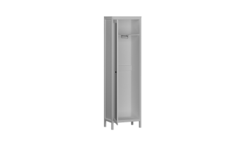 Шкаф для одежды 1-но дв. с зеркальной дв. Фрея (СБК) в Ивделе - ivdel.mebel-e96.ru