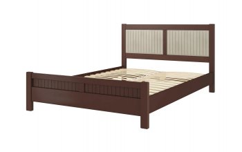 Кровать из массива Фрида Орех (БМ) в Ивделе - ivdel.mebel-e96.ru