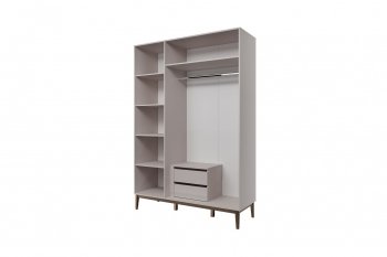 Шкаф 1500 мм распашной ШР 3 Гориция лен (БМ) в Ивделе - ivdel.mebel-e96.ru