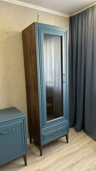 Стенка Гориция Зеленый сапфировый (БМ) в Ивделе - ivdel.mebel-e96.ru