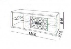 Стенка Тиффани (1-2-3-4-5-5) (Риннер) в Ивделе - ivdel.mebel-e96.ru