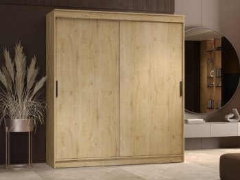 Шкаф-купе 2000 мм Гранд-1 ЛДСП, дуб вотан (Эра) в Ивделе - ivdel.mebel-e96.ru