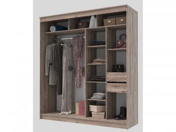 Шкаф-купе 2000 мм Гранд-1 ЛДСП, дуб горный (Эра) в Ивделе - ivdel.mebel-e96.ru