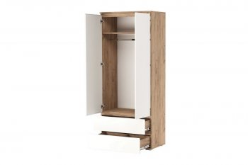 Шкаф 900 мм Гретта 2С2Я 2дв, 2ящ крафт (Памир) в Ивделе - ivdel.mebel-e96.ru