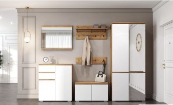 Прихожая Гретта №1 крафт золотой (Памир) в Ивделе - ivdel.mebel-e96.ru