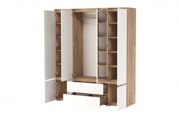 Шкаф 1800 мм 6С2Я 6дв, 2ящ. Гретта крафт золотой (Памир) в Ивделе - ivdel.mebel-e96.ru