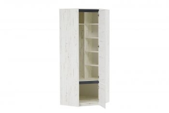 Шкаф 2С угловой Гретта крафт белый (Памир) в Ивделе - ivdel.mebel-e96.ru