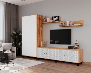 Стенка HYGGE комп.2 зигзаги (Мама) в Ивделе - ivdel.mebel-e96.ru