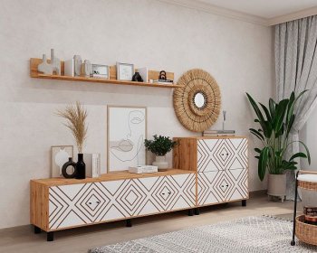 Стенка HYGGE комп.2 ромбы (Мама) в Ивделе - ivdel.mebel-e96.ru