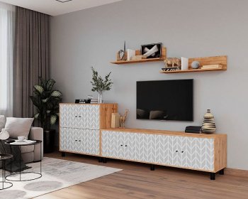 Стенка HYGGE комп.3 зигзаги (Мама) в Ивделе - ivdel.mebel-e96.ru