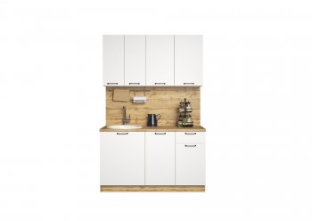 КУхонный гарнитур Хелмер 1400 мм (Сурская) в Ивделе - ivdel.mebel-e96.ru