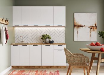 КУхонный гарнитур Хелмер 1800 мм (Сурская) в Ивделе - ivdel.mebel-e96.ru