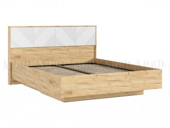 Кровать парящая Ирис крафт/белый (Миф) в Ивделе - ivdel.mebel-e96.ru | фото