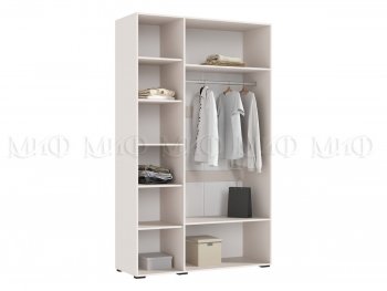 Шкаф 1350 мм Ирис с антресолью, кашемир (Миф) в Ивделе - ivdel.mebel-e96.ru