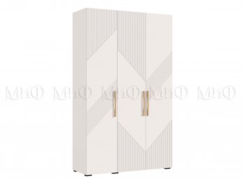 Шкаф 1350 мм Ирис с антресолью, кашемир (Миф) в Ивделе - ivdel.mebel-e96.ru