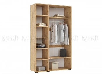 Шкаф 1350 мм Ирис с антресолью, крафт/грин (Миф) в Ивделе - ivdel.mebel-e96.ru