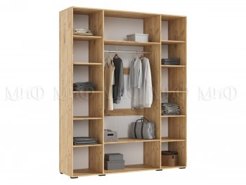 Шкаф 1800 мм Ирис с антресолью крафт/белый (Миф) в Ивделе - ivdel.mebel-e96.ru