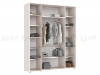 Шкаф 1800 мм Ирис с антресолью кашемир (Миф) в Ивделе - ivdel.mebel-e96.ru