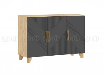 Спальный гарнитур Ирис крафт/графит, модульный (Миф) в Ивделе - ivdel.mebel-e96.ru