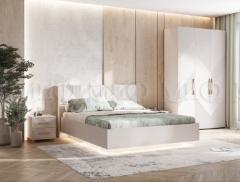 Спальный гарнитур Ирис кашемир, модульный (Миф) в Ивделе - ivdel.mebel-e96.ru