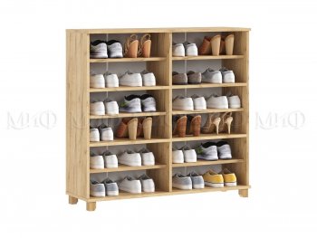 Обувница Ирис крафт/белый (Миф) в Ивделе - ivdel.mebel-e96.ru