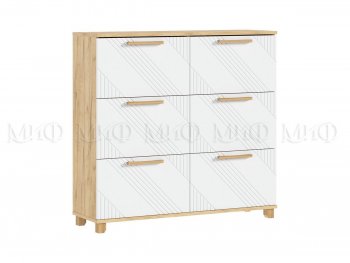 Обувница Ирис крафт/белый (Миф) в Ивделе - ivdel.mebel-e96.ru