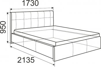 Кровать Изабелла с латами Newtone light beige (ИжМ) в Ивделе - ivdel.mebel-e96.ru
