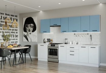 Кухонный гарнитур Капри 3000 мм ЛДСП/МДФ (Санвут) в Ивделе - ivdel.mebel-e96.ru