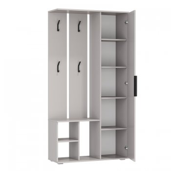 Прихожая Кармен-1 кашемир (Олмеко) в Ивделе - ivdel.mebel-e96.ru