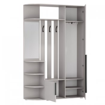 Прихожая Кармен-7 new кашемир (Олмеко) в Ивделе - ivdel.mebel-e96.ru