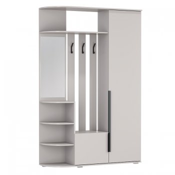 Прихожая Кармен-7 new кашемир (Олмеко) в Ивделе - ivdel.mebel-e96.ru