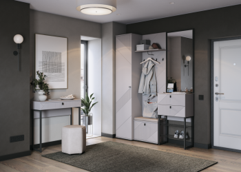 Прихожая Кашемир модульная (МЛК) в Ивделе - ivdel.mebel-e96.ru