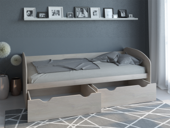 Кровать с ящиками КД-1.8 (Росток) в Ивделе - ivdel.mebel-e96.ru