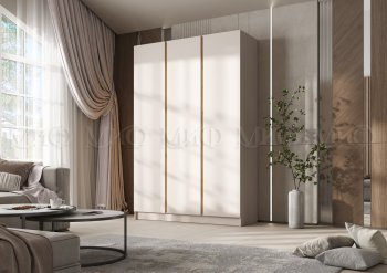 Шкаф 1500 мм 3-х створчатый Келвин кашемир (Миф) в Ивделе - ivdel.mebel-e96.ru