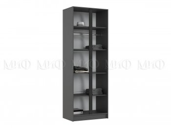 Шкаф 800 мм 2-х ств. Келвин графит  (Миф) в Ивделе - ivdel.mebel-e96.ru
