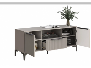 Тумба ТВ на 1350 Кимберли кашемир (Handis) в Ивделе - ivdel.mebel-e96.ru