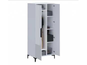 Шкаф 800 мм 2-створчатый Кимберли белый (Handis) в Ивделе - ivdel.mebel-e96.ru